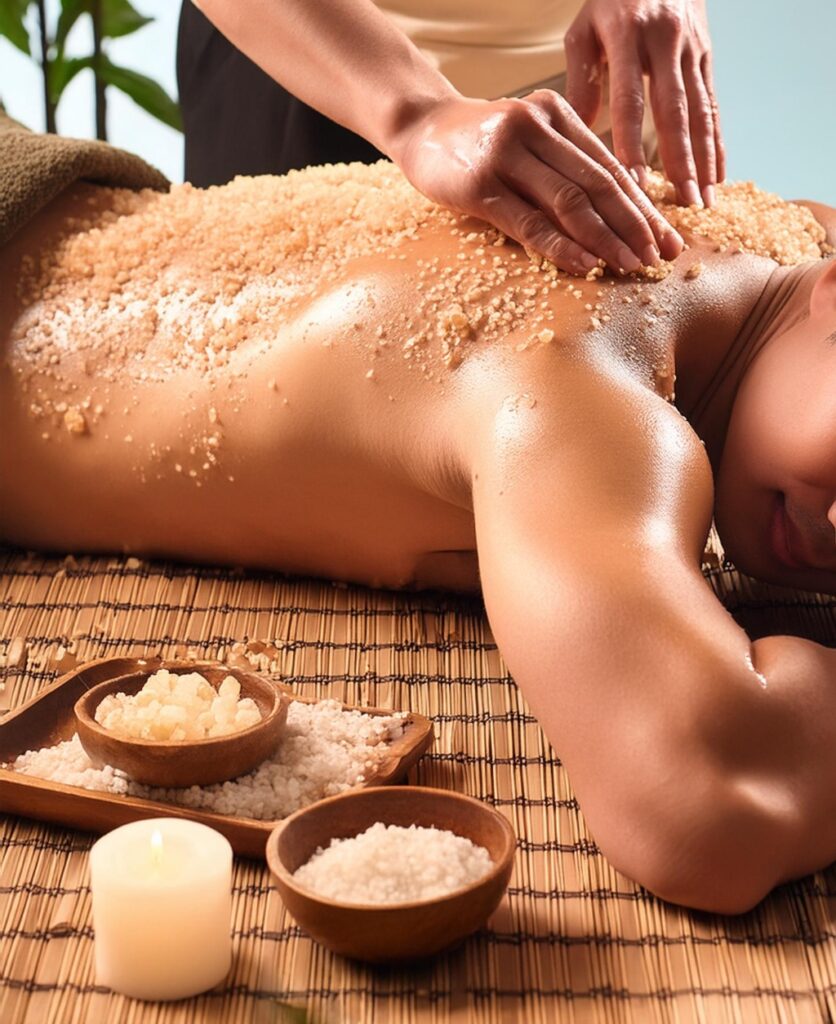 Soft light in a Serenity Spa treatment room